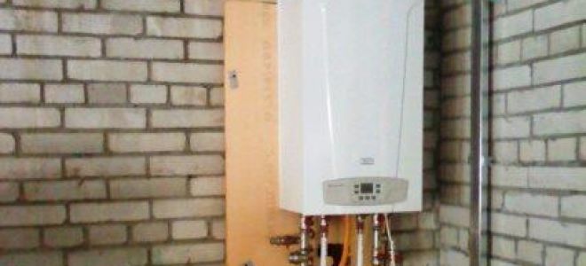 Газовый котел в гараже