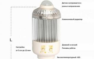 Лампы с датчиком движения: принцип работы и лучшие предложения на рынке