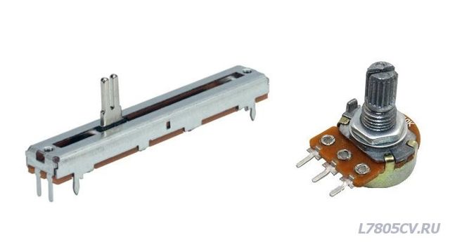 Технические характеристики и маркировка переменных резисторов