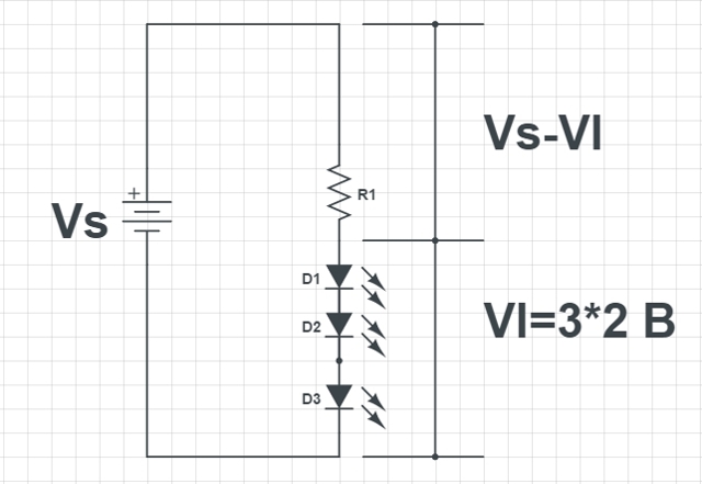 Расчёт резистора для светодиода и подключение