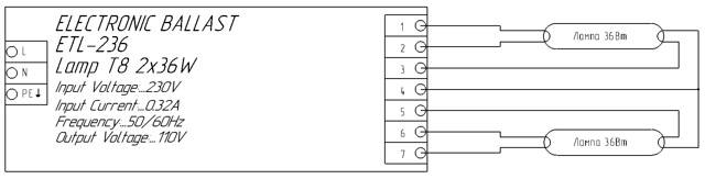 Электронный запуск люминесцентных ламп - принцип работы и подключение