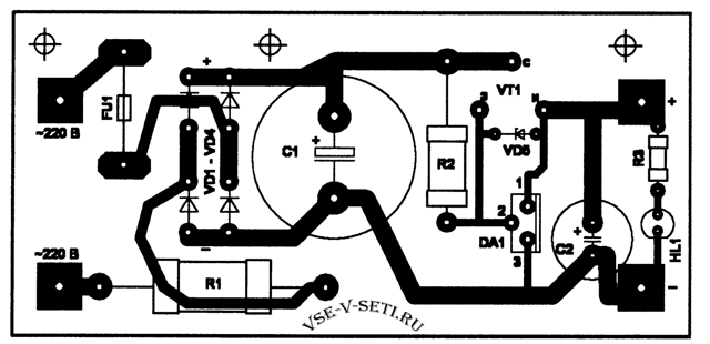 Мощные стабилизаторы напряжения: высоковольтный на полевом транзисторе