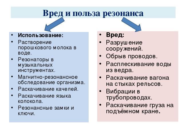 Определение резонанса простыми словами: проявления в природе