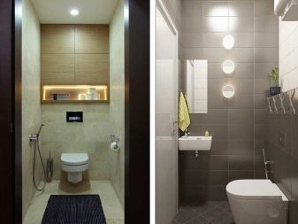 Освещение в туалете - классификация и монтаж