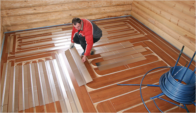 Теплый пол под ламинат на деревянный пол: инструкции по монтажу