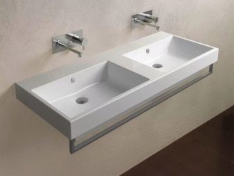 Двойная раковина в ванную: виды, как выбрать и правильно установить