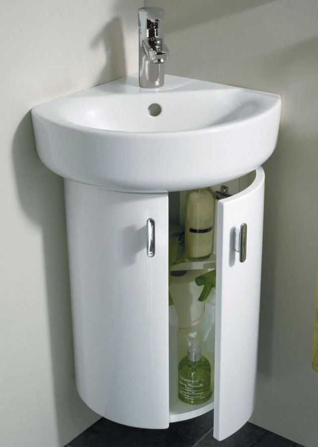 Угловые раковины в ванную комнату: виды и востребованные модели - Искра Газ