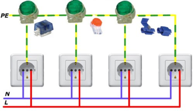 Блок розеток: как подключить, специфика и схемы установки