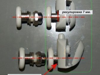 Ролики для душевых кабин: инструкции по монтажу и замене фурнитуры