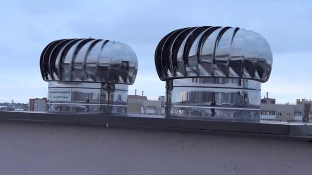 Турбодефлектор для вентиляции: схемы ротационного дефлектора