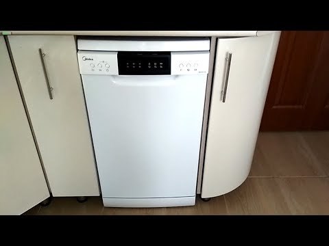 Обзор посудомоечной машины 45 см midea mfd45s100w