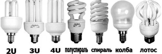 Какими бывают компактные люминесцентные лампы и лучшие производители