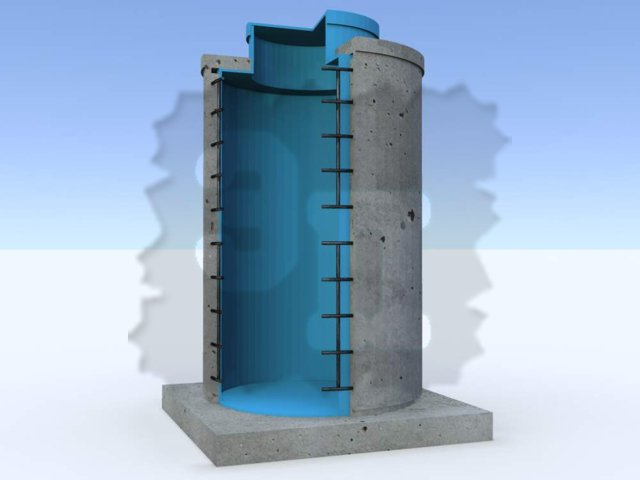 Вставка в бетонный септик: гидроизоляция пластиковой вставкой