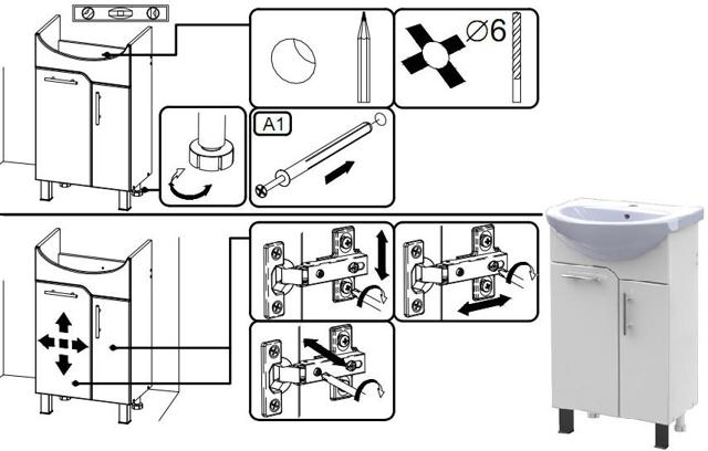 Подвесная тумба с раковиной: инструктаж по установке и подключению