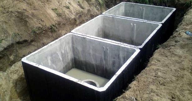 Монолитный бетонный септик для дачи своими руками: устройство септика из бетона