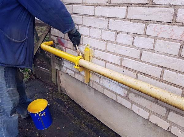 Краска для газовых труб: чем лучше покрасить газовую трубу в квартире и на улице