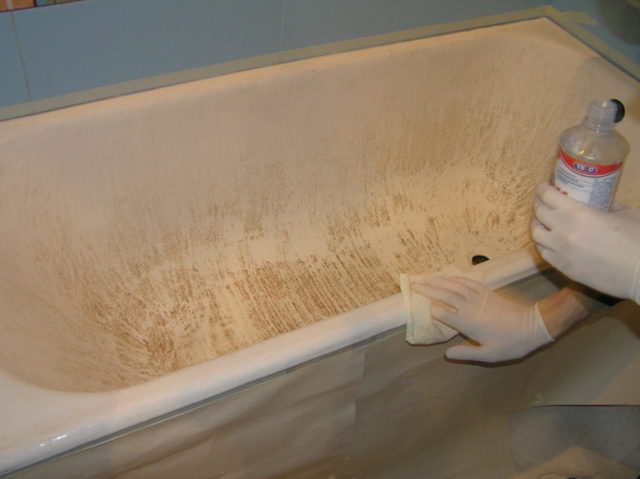 Эмалировка ванны своими руками жидким акрилом: технология