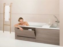 Как сделать функциональный экран под ванной: схемы с полками