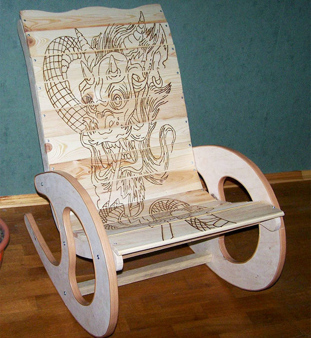 Кресло качалка из дерева своими руками: фото, чертежи и этапы сборки